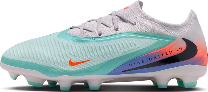 Nike United Jr. Phantom 6 Low Pro voetbalschoenen voor kids (meerdere ondergronden) - Groen