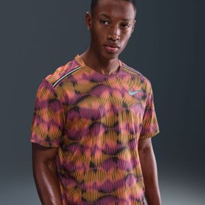 Nike Miler Hardlooptop met korte mouwen voor heren - Grijs