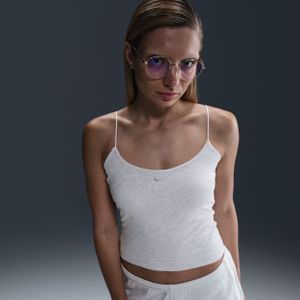 Nike Chill Knit aansluitende cami tanktop voor dames - Bruin