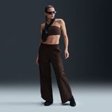 Nike Collection - Trainingsbroek - Bruin - Katoenmix - Halfhoge Taille