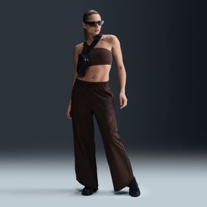 Nike Collection - Trainingsbroek - Bruin - Katoenmix - Halfhoge Taille