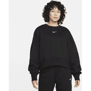 Nike Sportswear Phoenix Fleece extra oversized sweatshirt met ronde hals voor dames - Zwart