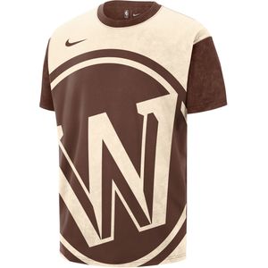 Golden State Warriors Essential City Edition Nike NBA Max90 shirt voor heren - Bruin