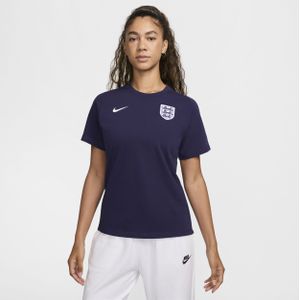 Engeland Travel Nike voetbaltop met korte mouwen - Paars
