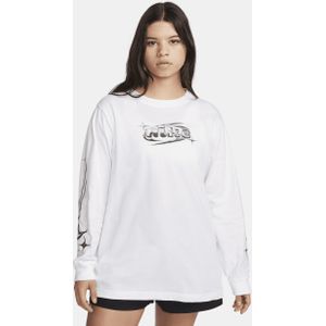 Nike Sportswear T-shirt met lange mouwen voor dames - Wit