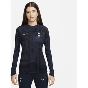 Tottenham Hotspur Strike Nike Dri-FIT voetbaltrainingstop voor dames - Blauw