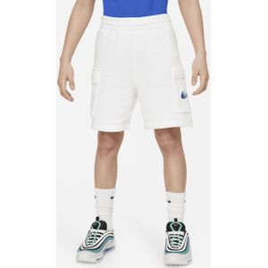 Nike Sportswear Standard Issue fleeceshorts voor jongens - Wit