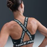 Nike Pro - Sport-bh - Blauw - Lichte Ondersteuning