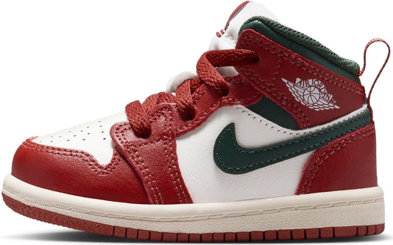 Jordan 1 Mid - Schoenen - Wit - Voor Baby's/Peuters