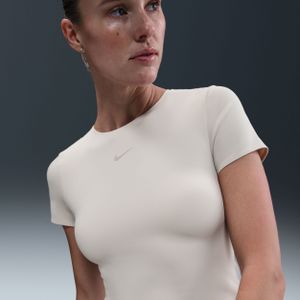 Nike Form damestop met korte mouwen - Bruin