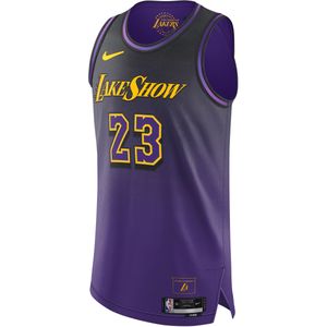 LeBron James Los Angeles Lakers 2024/25 City Edition Nike Dri-FIT ADV Authentic NBA-jersey voor heren - Paars