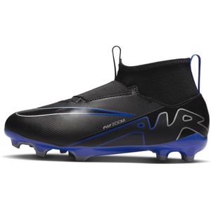 Nike Jr. Mercurial Superfly 9 Academy high top voetbalschoenen voor kleuters/kids (meerdere ondergronden) - Zwart