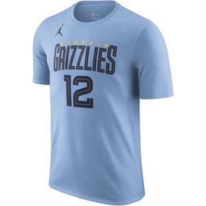 Memphis Grizzlies Statement Edition Jordan NBA-herenshirt - Blauw