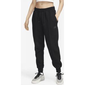 Nike Sportswear Tech Fleece Joggingbroek met halfhoge taille voor dames - Zwart
