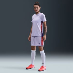 Nike United Academy knit voetbalshorts met Dri-FIT voor dames - Paars