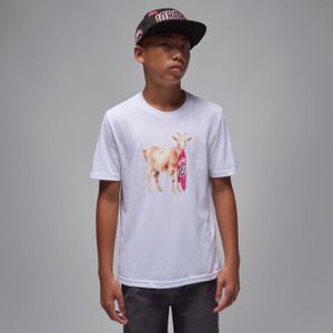 Jordan Flight Goat T-shirt voor kids - Wit