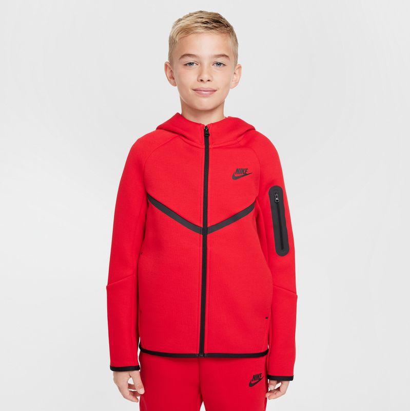 Nike - Tech Fleece - Hoodie - Rood