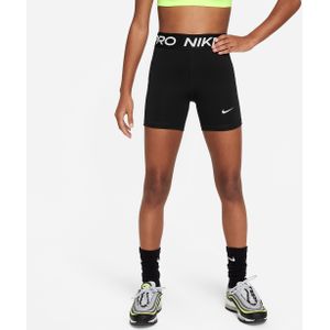 Nike Pro Leak Protection Sportbroekje Meisjes Zwart Wit