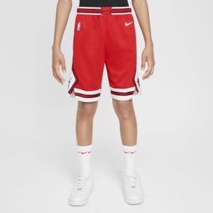 Chicago Bulls 2023/24 Icon Edition Swingman Nike NBA-jongensshorts - Rood
