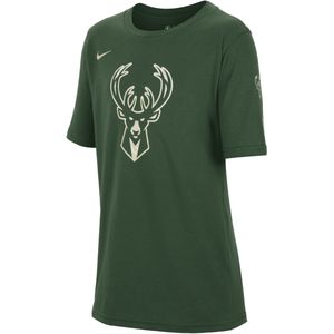 Milwaukee Bucks Essential Nike NBA-shirt voor jongens - Groen
