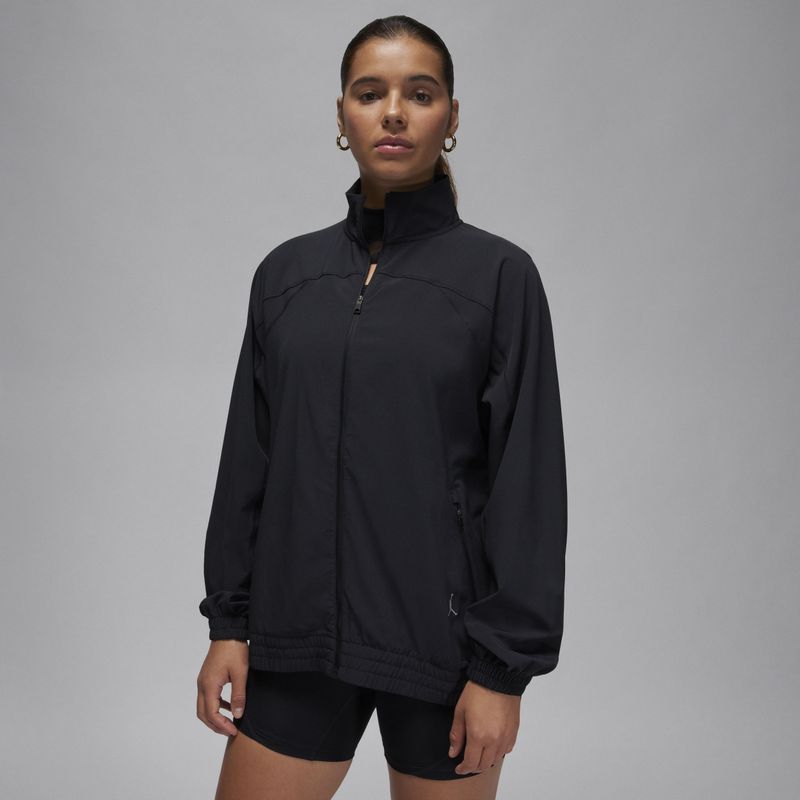 Jordan Dri-fit Dames Jassen - Zwart - Maat: L - Katoen Jersey - Foot Locker