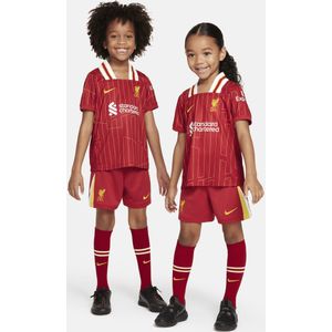 Liverpool FC 2024 Stadium Thuis Nike driedelig replicavoetbaltenue voor kleuters - Rood