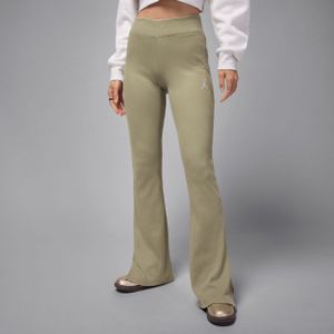 Jordan Brooklyn Essentials legging met halfhoge taille en wijde pijpen voor dames - Bruin