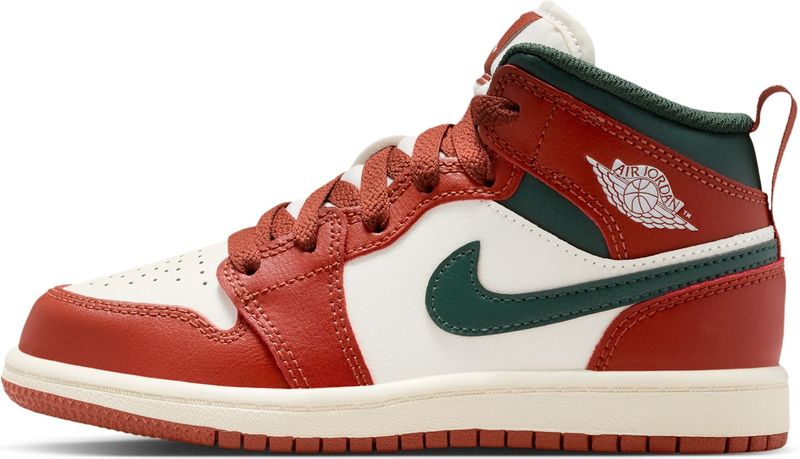Jordan 1 Mid - Kleuterschoenen - Wit