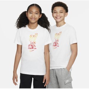 Liverpool FC Nike voetbalshirt voor kids - Wit