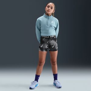 Nike Pro Dri-FIT shorts voor meisjes (8 cm) - Zwart