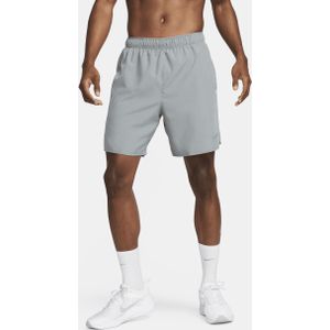 Nike Challenger Dri-FIT hardloopshorts met binnenbroek voor heren (18 cm) - Grijs