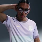 Noorwegen 2025 Stadium Uit (vrouwenelftal) Nike Dri-FIT replicavoetbalshirt voor heren - Paars