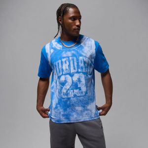 Jordan Brooklyn T-shirt met universiteitsgraphic voor heren - Blauw