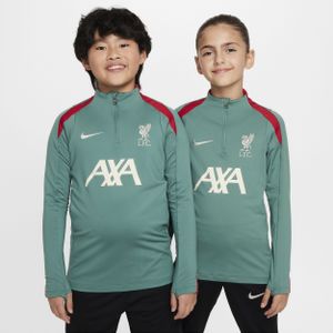 Liverpool FC Strike Nike Dri-FIT voetbaltrainingstop voor kids - Groen