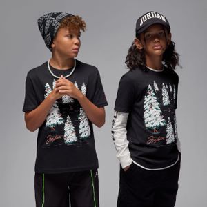 Jordan Winterland T-shirt voor kids - Zwart