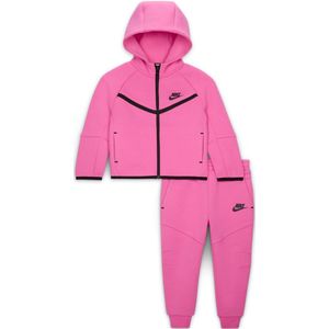 Nike Tech Fleece tweedelige babyset met rits over de hele lengte - Roze
