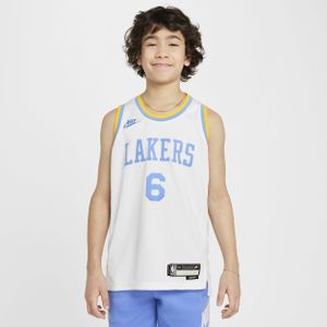 Lebron James Los Angeles Lakers Nike Swingman NBA-jersey met Dri-FIT voor kids - Wit