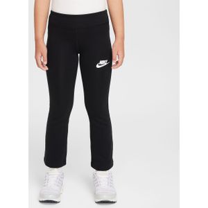 Nike legging met wijde pijpen en Dri-FIT voor kleuters - Zwart