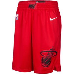 Miami Heat 2024/25 City Edition Swingman Nike Dri-FIT NBA-herenshorts - Rood