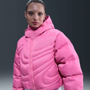 Nike Swoosh Series Therma-FIT oversized donsjack voor dames - Roze
