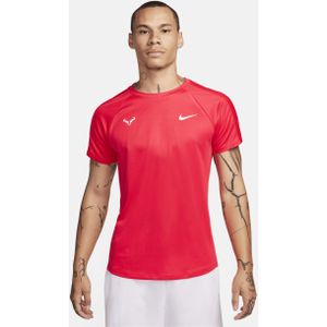 Rafa Challenger Nike Dri-FIT tennistop met korte mouwen voor heren - Rood