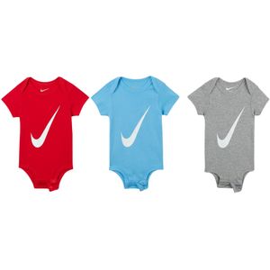 Nike Driedelige rompertjesset voor baby's (0-6 maanden) - Rood