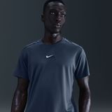 Nike - Miler - Hardlooptop - Blauw - Korte Mouwen