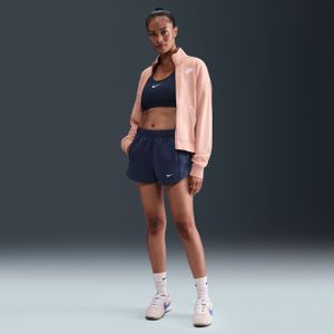 Nike Windrunner damesshorts met halfhoge taille (5 cm) - Blauw