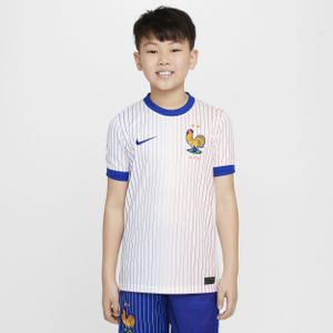 FFF (herenelftal) 2024/25 Stadium Uit Nike Dri-FIT replica voetbalshirt voor kids - Wit