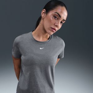 Nike - One Classic Dri-FIT - Damestop - Rood - Korte Mouwen
