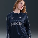 Nike damestop van jersey met lange mouwen - Blauw
