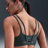 Nike Zenvy Strappy sport-bh met vulling en lichte ondersteuning - Groen