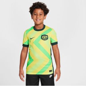 Australië 2025/26 Stadium Thuis Nike Dri-FIT replicavoetbalshirt voor kids - Geel