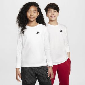 Nike - Sportswear - T-shirt - Zwart - Lange Mouwen voor Kids